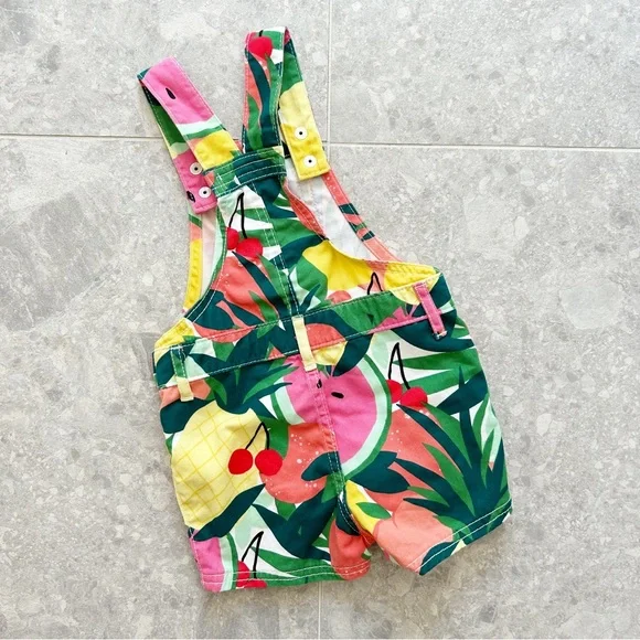 The Children's Place Tropical Shortalls Size 12-18m - Picture 2 of 3